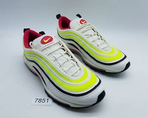 Nike Air Max 97 Men's Size 12 Sneakers Volt Green Pink - Picture 1 of 12