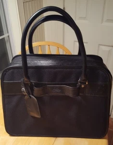 Joy Mangano Duffle Travel Bag - Black - Handles - Compartments & Dividers - Picture 1 of 8