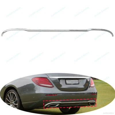 Rear Bumper Molding Chrome Trim Fit For Mercedes Benz E E300 E350 W213 2016-2020 - Image 1 of 4