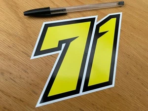 Dennis Foggia Race Number 71 (Medium) - UK SELLER - Picture 1 of 1