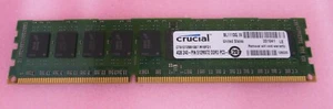 Crucial CT51272BB1067 4GB PC3-8500 DDR3-1066MHz ECC CL7 240-Pin DIMM Memory - Picture 1 of 3