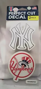 New York Yankees 2er-Pack 4" x 4" gestanzte Aufkleber/kostenloser Versand - Bild 1 von 2