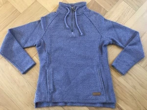 Ladies Weird Fish Lilac/Grey Macaroni style Top 1/4 zip Excellent condition - Picture 1 of 6