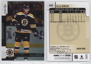 2017-18 O-Pee-Chee Black Rainbow Foil /100 Torey Krug #403