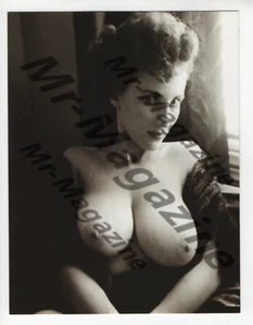 Risqué Sexy Cheesecake Pinup 4"x5" Donna "Busty" Braun Dessous Postkarte PE-51 - Bild 1 von 2