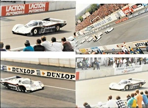 ROTHMANS PORSCHE 962 GRUPPO C LE MANS 24 1987 13 FOTOGRAFIE D'EPOCA DEREK BELL - Foto 1 di 4