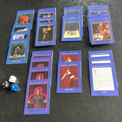 Dragon Strike 93’ Warrior Board GameDeck Of Cards (110) 3 Die Only Pre Owned - Image 1 of 4