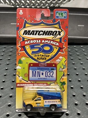 Matchbox Ford F-Series MBX ‘02 Across America 50th Birthday Series Yellow VHTF - Image 1 of 4