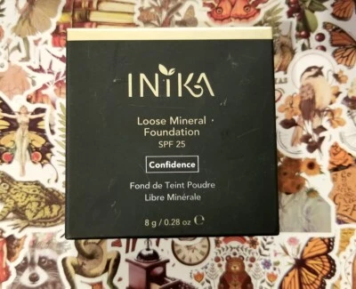 INIKA Certified Organic Loose Mineral Foundation w/SPF 25- CONFIDENCE (deep/tan) - Image 1 of 2