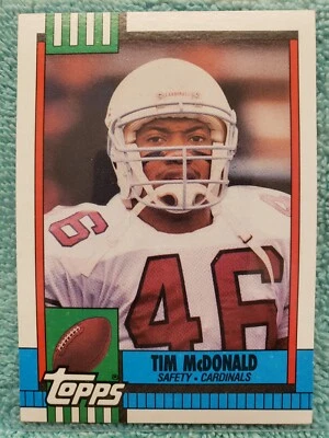 1990 TOPPS TIM MCDONALD #435 PHOENIX CARDINALS  - Image 1 of 4