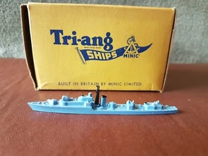 Tri-ang Minic - M.781 - HMAS Anzac in Blue - Pristine condition - Ex shop Stock - Picture 1 of 6