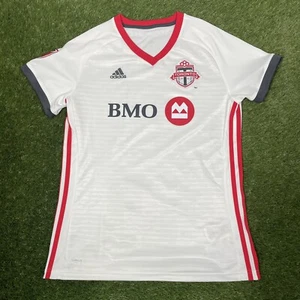 Adidas Toronto FC Shirt Women M 2017 2018 Soccer Jersey MLS Football White Away - Picture 1 of 11