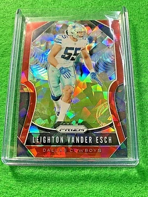 LEIGHTON VANDER ESCH RED LAZER PRIZM CARD COWBOYS 2019 PRIZM FOOTBALL  - Image 1 of 4