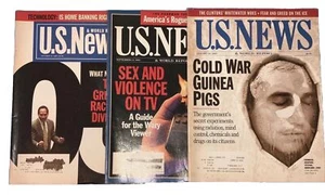 US News & World Report Magazine Lot Of 3 01/24/1994, 09/11/95, 10/16/95 PO - Bild 1 von 7