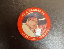 Vintage 1984 MLB Pin Mike Hargrove Fun Foods No. 101
