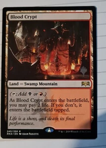 MTG Blood Crypt Ravnica Allegiance [Promo Pack: Throne of Eldraine] - Bild 1 von 3