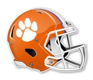 Calcomanía de corte de precisión casco de fútbol americano Clemson Tigers - Imagen 1 de 1