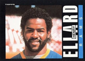1985 Topps Football Henry Ellard RC Rookie Los Angeles Rams #80 - Picture 1 of 2