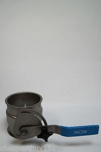 Jacob Rohr-Drosselklappe With Seal Handbetätigt Dn 120, 12083577 Stainless Steel - Picture 1 of 1