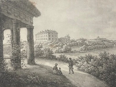 Schloss Maulévrier Maine-Et-Loire Von Charles Motte C 1825 Frankreich - Bild 1 von 4