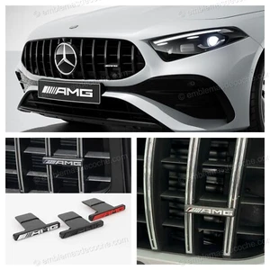 Emblema logo Amg para parrilla panamericana delantera de Mercedes Benz - Imagen 1 de 4