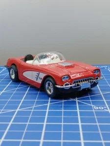 TOOTSIE TOY 1959 CORVETTE Vintage Diecast Red White Stripes Chevy Car 5 x 2 - Picture 1 of 10