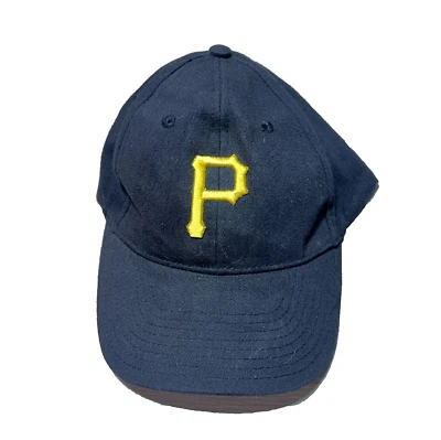 Gorra de los Piratas de Pittsburgh para hombre con correa trasera negra amarilla logotipo de béisbol MLB Foto 1 de 4