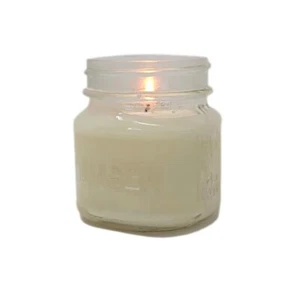 Maple Creme Soy Wax Candle Jar with Lid USA Vermont Made Syrup 8 oz - Picture 1 of 8