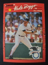 Wade Boggs - Boston Red Sox - 1990 Donruss All-Star Game Baseball Card #712