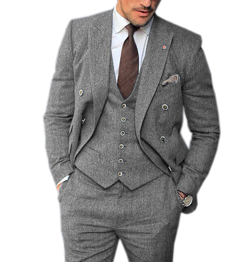 Vintage Double Breasted Suit In Men's Vintage Suits for sale