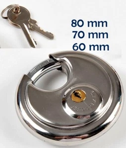 Candado Disco Cerradura Acero Inoxidable Cerradura Candados - Imagen 1 de 4