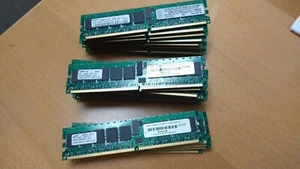 M393T6450FG0-CCC Samsung 512MB PC2-3200 DDR2-400MHz ECC Registered lot of 24 - Picture 1 of 3