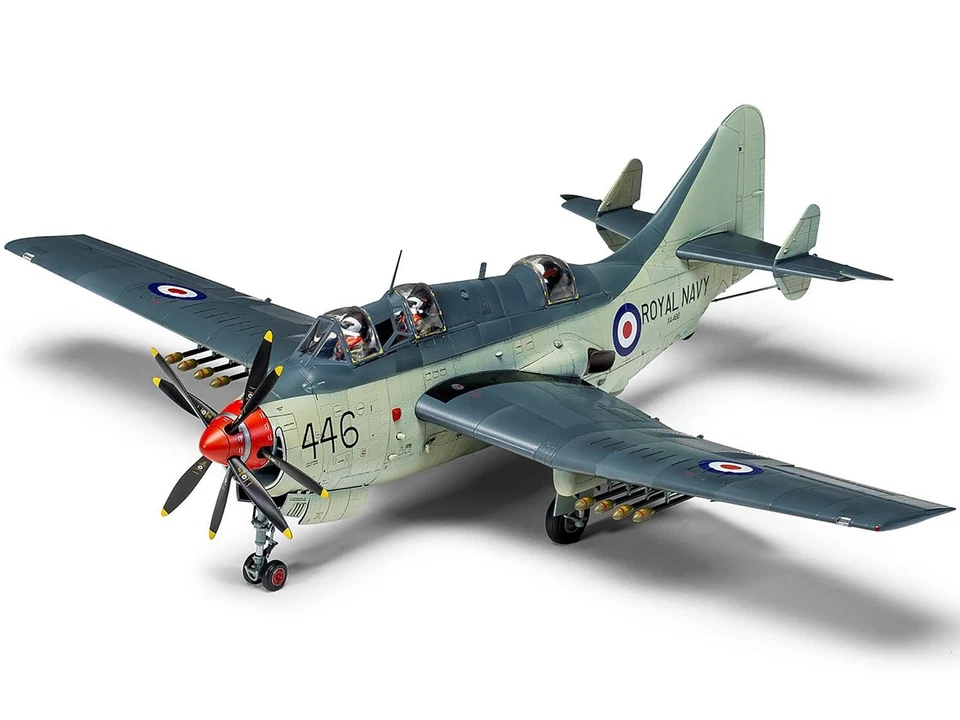 Kit Modelo Nivel 4 Fairey Gannet AS.1/AS.4 Avión con 3 Opciones de Esquema 1/48 Pl Foto 1 de 4