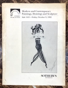Sothebys Art Auction Catalog 1992 Modern Contemporary Painting Drawing Sculpture - Picture 1 of 7
