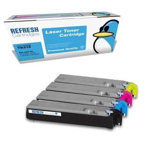 Refresh Cartridges Full Set Pack TK510 Toner Compatible With Kyocera Printers - Afbeelding 1 van 14