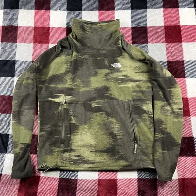 Suéter de cuello alto The North Face para mujer M camuflaje polar pulóver bolsillos gorp de colección Foto 1 de 4