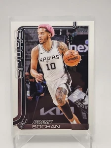 2025-26 Topps Basketball #199 Jeremy Sochan - Bild 1 von 2