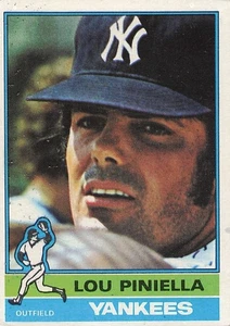 1976 Topps - Lou Piniella #453 en muy buen estado-excelente - Imagen 1 de 2