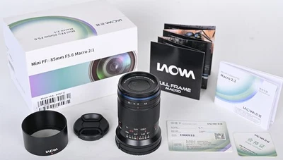 Boxed Mint Laowa Mini FF 85mm f5.6 Macro 2X Prime Sony E Full Frame Warranty - Image 1 of 4