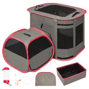 Multi-Purpose Cat Enclosure Playpen - Foldable Indoor & Outdoor Cat Kennel wi... - Picture 1 of 9