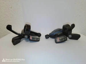 MTB Schalthebel Shimano  SL-M310, 3x8 , rechts links , gebraucht  - Bild 1 von 6