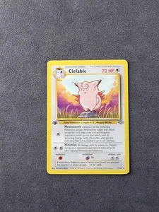 Clefable 17/64 Jungle Regular 1st Ed Jungle - Picture 1 of 11