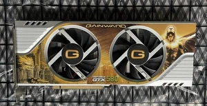 Gainward NE5X580010CB-1100F GeForce GTX 580 1.5GB HDMI PCIe Graphics Card - Picture 1 of 9