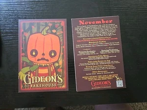 Brandneu Gideon’s Bakehouse November Menü 2024 Disney Springs - Bild 1 von 1