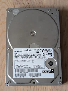 Hitachi Deskstar HDS725050KLA360 3.5" 7200RPM SATA 500GB Desktop Drive - Picture 1 of 2