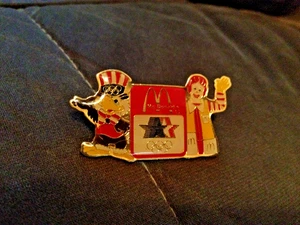 1984 Los Angeles Olympia Pin McDonalds - Sam the Eagle & Ronald McDonald - Bild 1 von 1