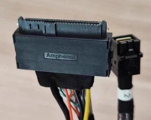 Motherboard U.2 interface SFF 8643 to SF F8639 NVMe interface U2 SSD CABLE 40CM - Afbeelding 1 van 2
