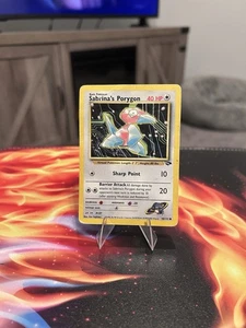 Sabrina's Porygon 98/132 Gym Challenge WOTC Vintage PR - Picture 1 of 2