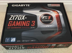GIGABYTE GA-Z170X-Gaming 3 Z170 Intel LGA1151 DDR4 ATX Motherboard - Picture 1 of 8