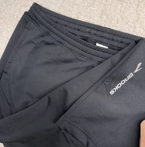 Brooks Equilibrium Technology Mujer Lg Negro Correr Pantalones Atléticos Cremallera Tobillos - Imagen 1 de 14